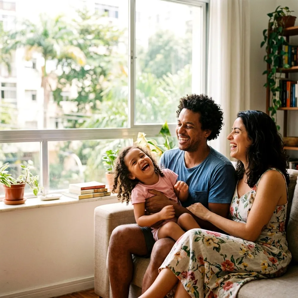 tempo com a família